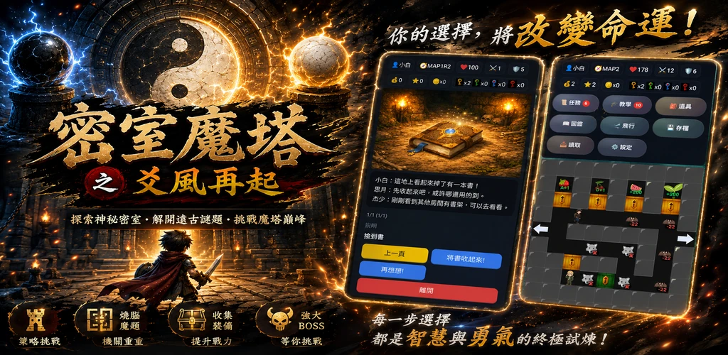 密室魔塔之爻風再起主視覺