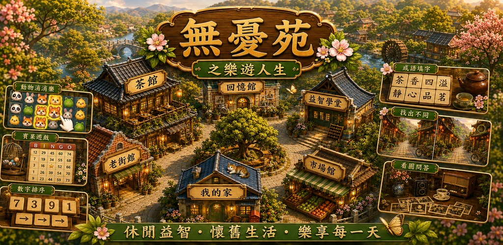 無憂苑之樂遊人生主視覺